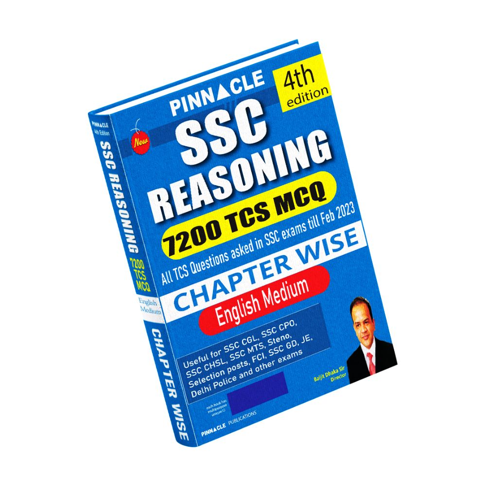 SSC reasoning 7200 TCS MCQ chapter wise 4th edition english medium 